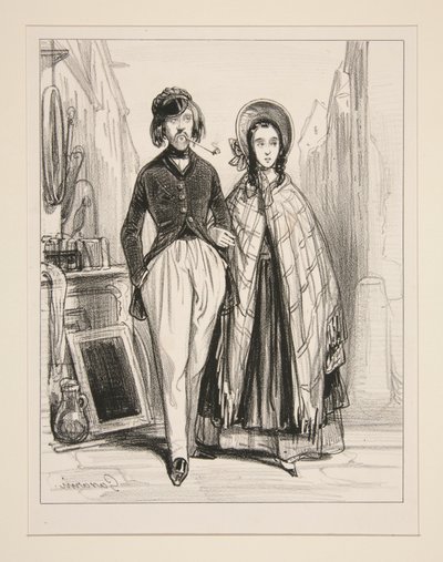 Monsieur et Madame Ernest... - Paul Gavarni