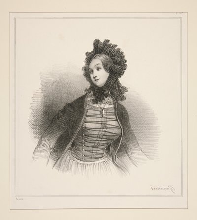 Paysanne du canton de Soleure - Paul Gavarni