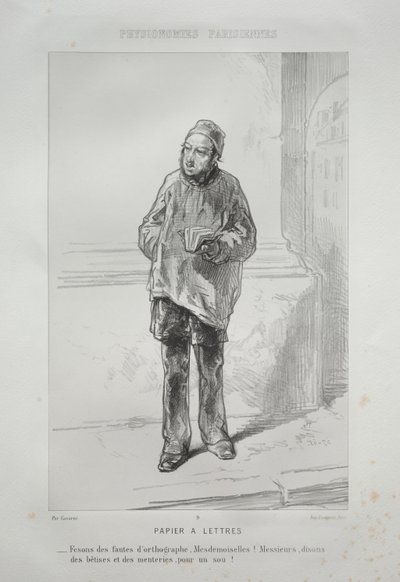 Papier à Lettres - Paul Gavarni