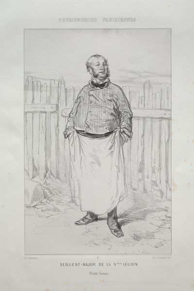 Sergent - Major de la Nième Légion - Paul Gavarni