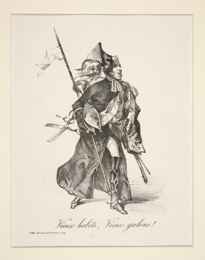 Vieux habits, vieux galons! - Paul Gavarni
