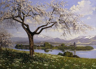 Un paysage lacustre bavarois au printemps - Paul Graf