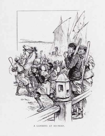 Un débarquement à Bo-Peep - Paul Hardy