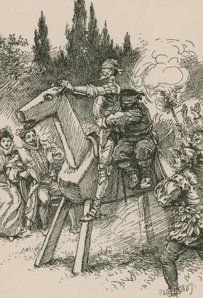 Don Quichotte... commença à tourner la broche - Paul Hardy