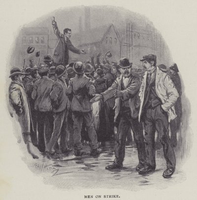 Hommes en grève - Paul Hardy