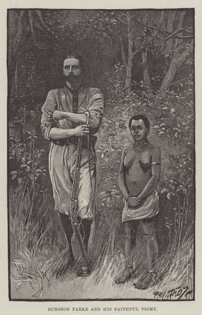 Chirurgien Parke et son fidèle Pygmée - Paul Hardy
