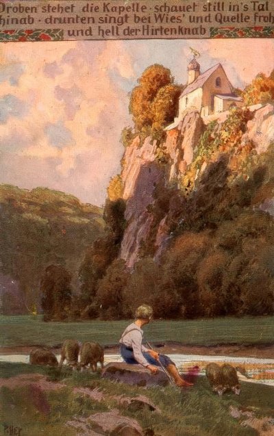En haut se trouve la chapelle (...) - Paul Hey