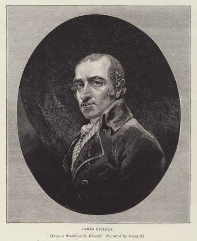James Gillray, caricaturiste, satiriste et graveur anglais (gravure) - Paul Jonnard