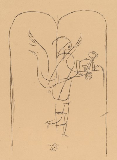 Un génie sert un petit déjeuner, 1920 - Paul Klee