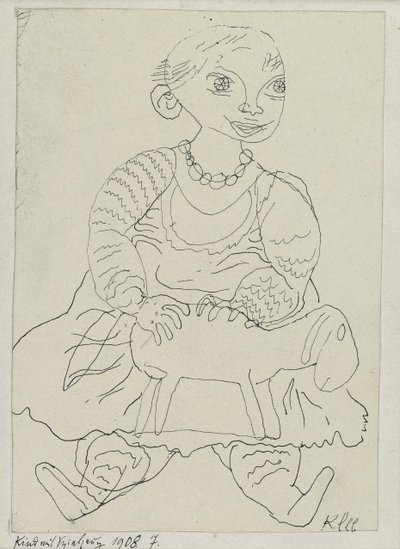Enfant avec un jouet - Paul Klee