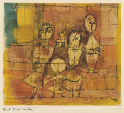 Enfants et chien, 1920 - Paul Klee