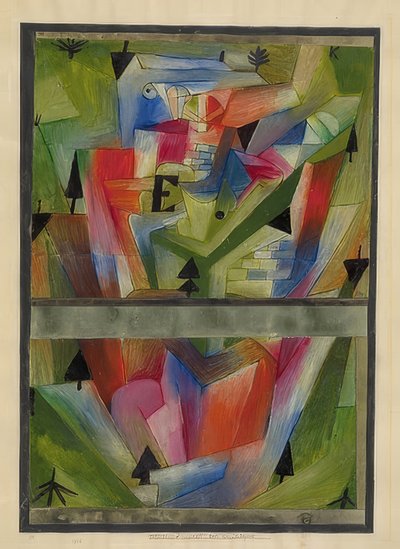 Paysage près de E. (en Bavière) - Paul Klee