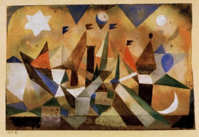 Voiliers attendant la tempête - Paul Klee