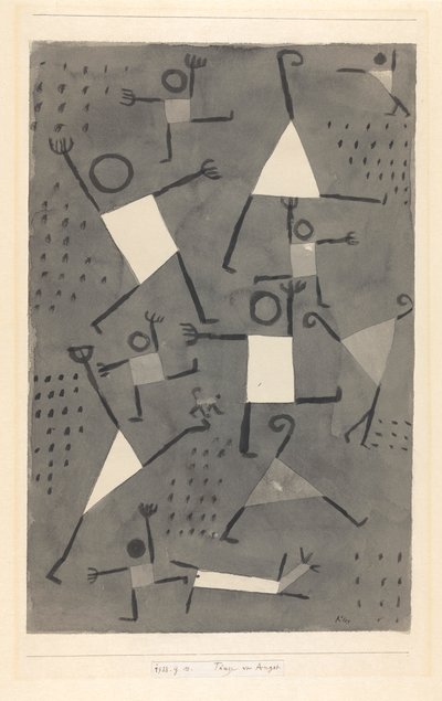 Tänze vor Angst, 1938 - Paul Klee