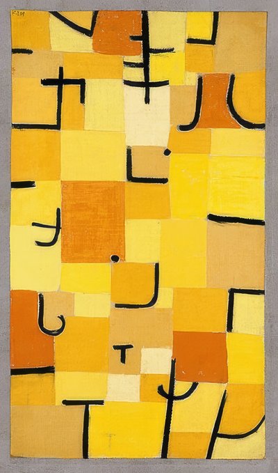 Signe en jaune - Paul Klee