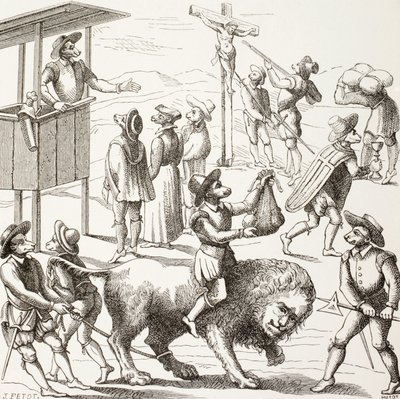 Tableau allégorique des excès qu