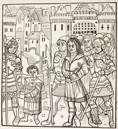 Le roi Saint-Louis, Louis Ix de France, et ses deux frères, Alphonse et Charles, sont capturés par les Sarrasins après la bataille de Fariskur, en avril 1250, au cours de la septième croisade. - Paul Lacroix