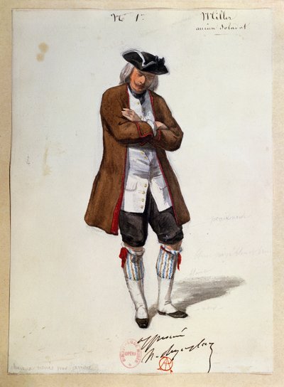 Costume pour Luisa Miller de Giuseppe Verdi - Paul Lormier