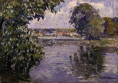 Village sur la Seine - Paul Mathieu