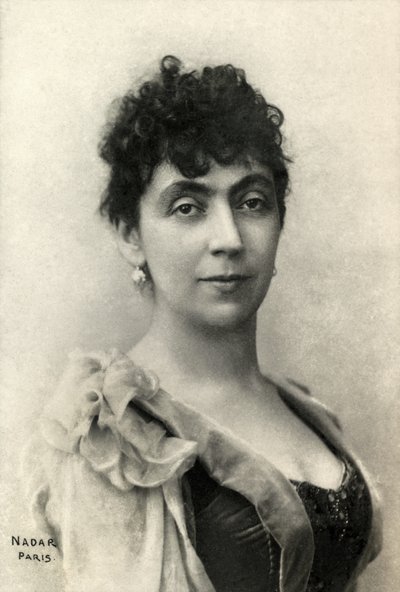 Portrait de Madeleine Lemaire (photo) - Paul Nadar
