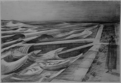 Marée nocturne, Dymchurch - Paul Nash
