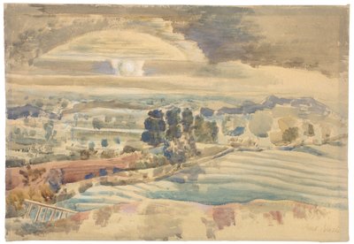 Lever de soleil sur la vallée - Paul Nash