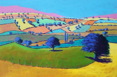 Summer Coombe, 2021 (acrylique sur panneau) - Paul Powis