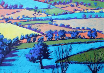 Vallée de Teme été II (détail) - Paul Powis