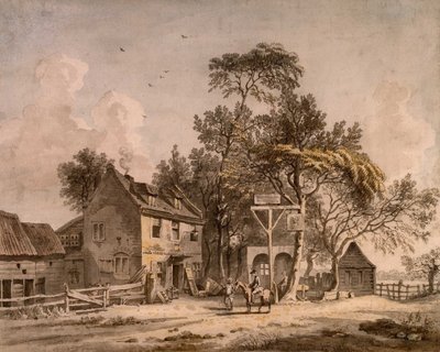Une maison publique par Paul Sandby, RA - Paul Sandby