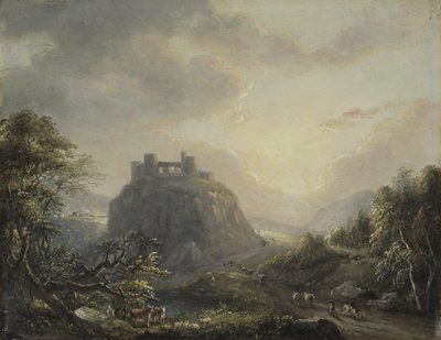 Paysage avec un château - Paul Sandby