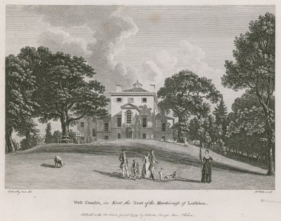 West Combe, dans le Kent, la résidence de la marquise de Lothian - Paul Sandby