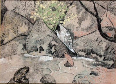 Paysage avec un oiseau et un crapaud - Paul Sérusier