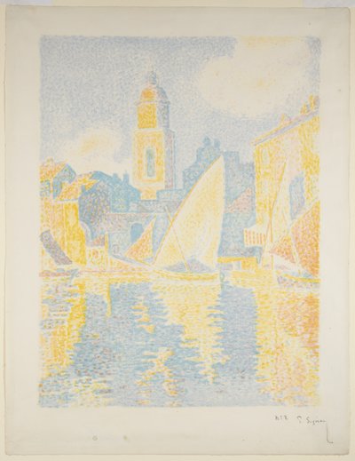 Le Port de Saint-Tropez II - Paul Signac