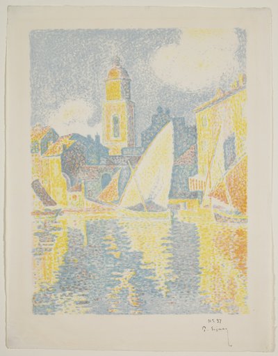 Le port de Saint-Tropez - Paul Signac