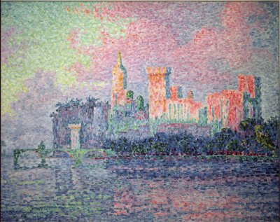 Le château des papes à Avignon - Paul Signac