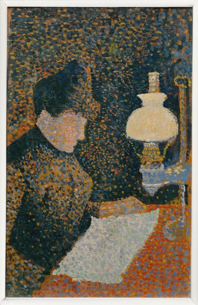 Femme sous la lampe - Paul Signac
