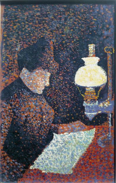 Femme sous la lampe - Paul Signac