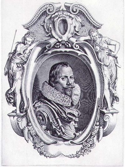 Autoportrait, gravé par Simon de Passe (1595-1647) 1622 - Paul van (after) Somer