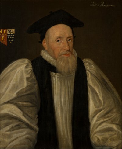 Portrait de John Bridgeman, évêque de Chester (1577-1652) - Paul van (attr.to) Somer