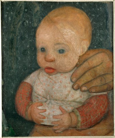 Bébé et main de la mère - Paula Modersohn-Becker