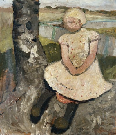 Enfant Assis sous un Arbre, c.1905 - Paula Modersohn Becker
