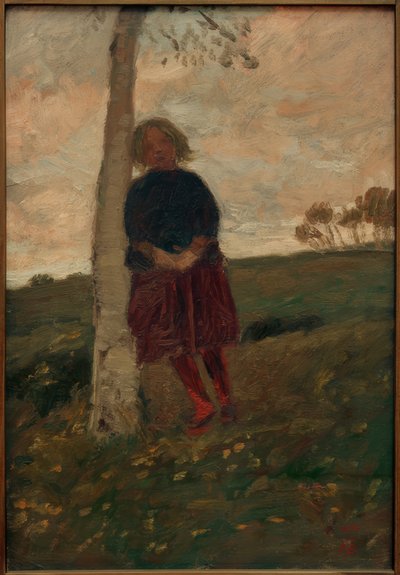Fille au tronc de bouleau (aussi : Fille à l