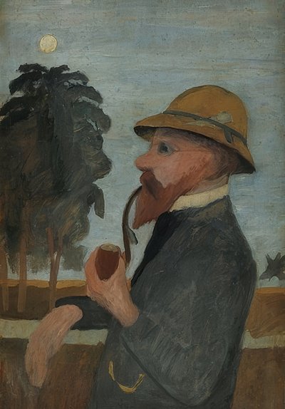 Otto Modersohn avec pipe - Paula Modersohn Becker