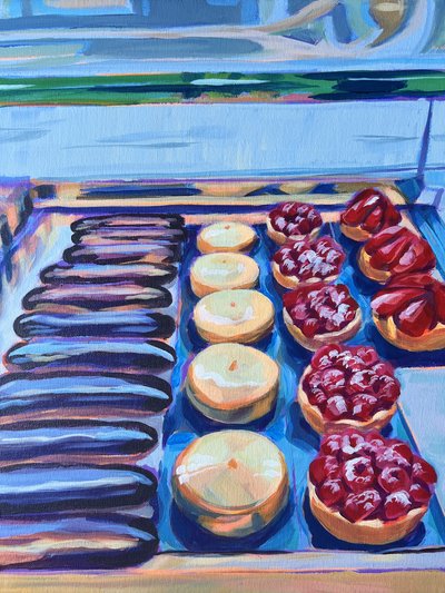 Des pâtisseries françaises colorées - Pauline Wegman | Key and Sea Creative