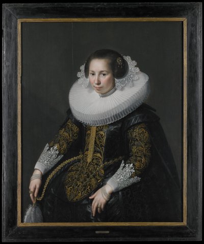 Portrait de Catharina van Voorst - Paulus Moreelse