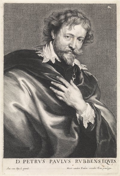 Portrait du peintre Peter Paul Rubens - Paulus Pontius