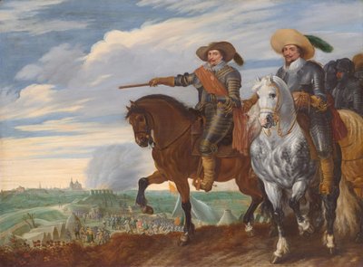 Frederick Henry et Ernst Casimir de Nassau-Dietz au siège de 
