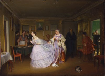 La demande en mariage (Inspection d