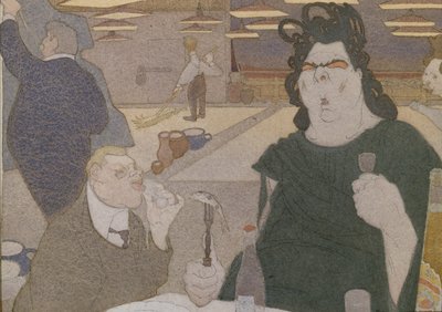 Caricature de Fiodor Chaliapine - Pavel Yegorovich Shcherbov