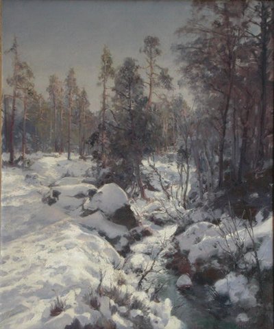 Dégel printanier - Peder Knudsen